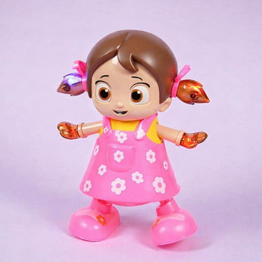 Toddler interactive dancing musical toy with colorful lights for kids play and development