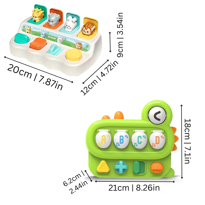 Preschool learning animal discovery toy for toddlers to develop problem-solving skills