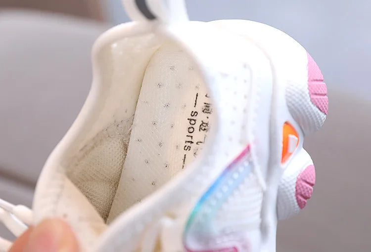 Toddler kids athletic sneakers, ideal for spring & summer, offering ultimate breathability for children