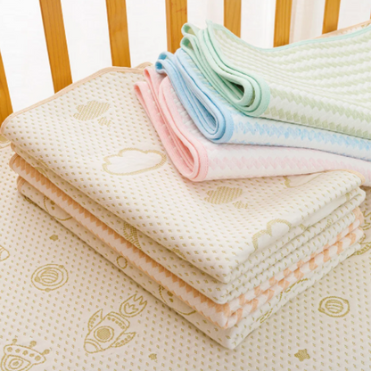 Toddler leak-proof absorbent pee pad for bedwetting, multi-layered & waterproof, ensures sleep comfort.
