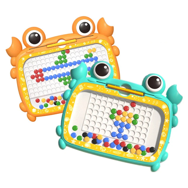 Toddler Magnetic Crab Drawing Board, educational toy for mess-free art