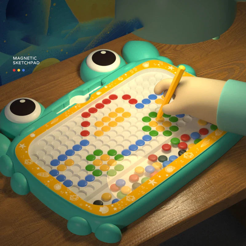 Magnetic drawing board shaped like a crab, perfect creative toy for toddlers