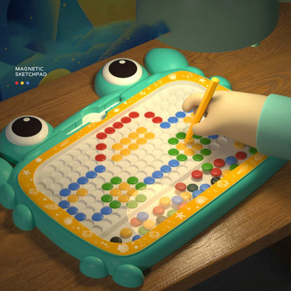 Magnetic drawing board shaped like a crab, perfect creative toy for toddlers