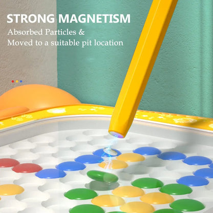 Montessori-inspired crab magnetic drawing tablet for early childhood art