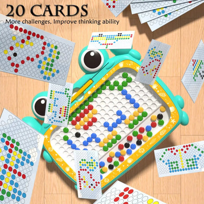 Mess-free magnetic drawing toy with a fun crab design for toddlers