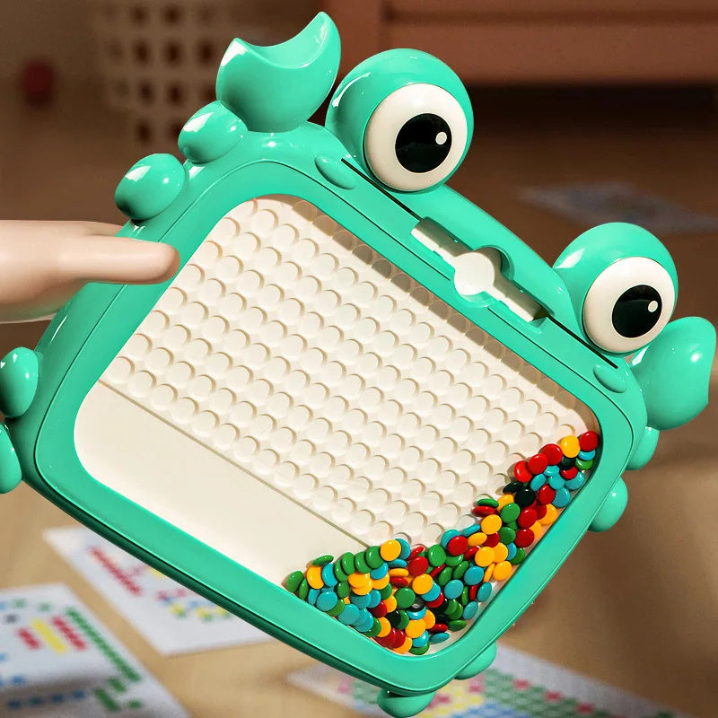 Educational magnetic crab art board, great for young children's creativity
