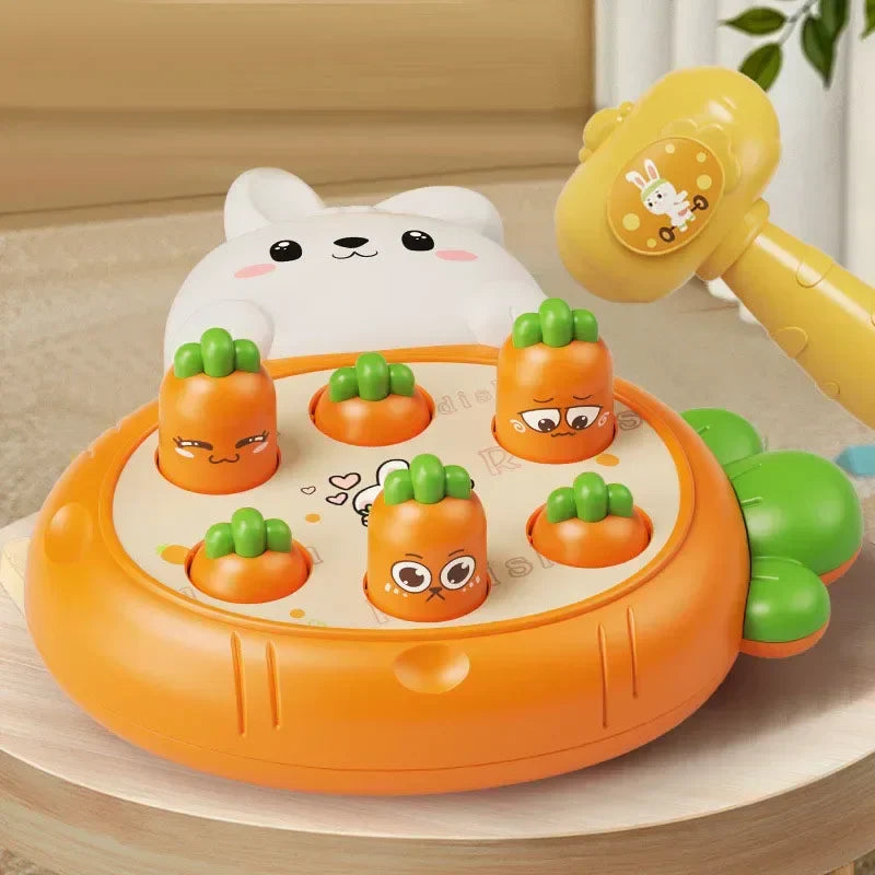 Toddler Montessori Hammer Tapping Animal Play Set, fine motor skills educational toy
