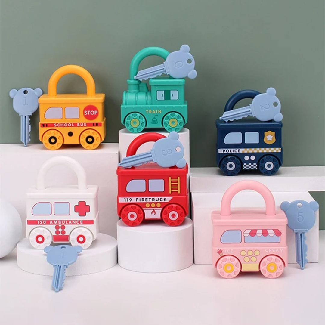 Toddler Montessori Lock & Key Learning Toy, educational, fine motor skills, problem-solving for kids