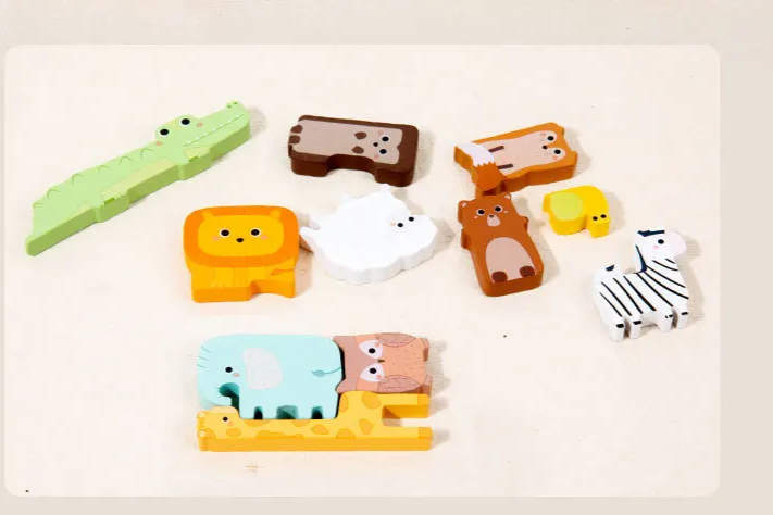 Wooden activity board showcasing number matching and fishing game for toddler cognitive growth