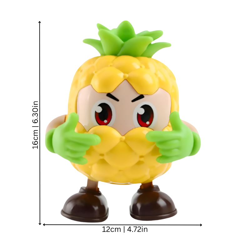 Musical critter dancing toy for toddlers with LED lights, ideal for baby sensory play and educational entertainment