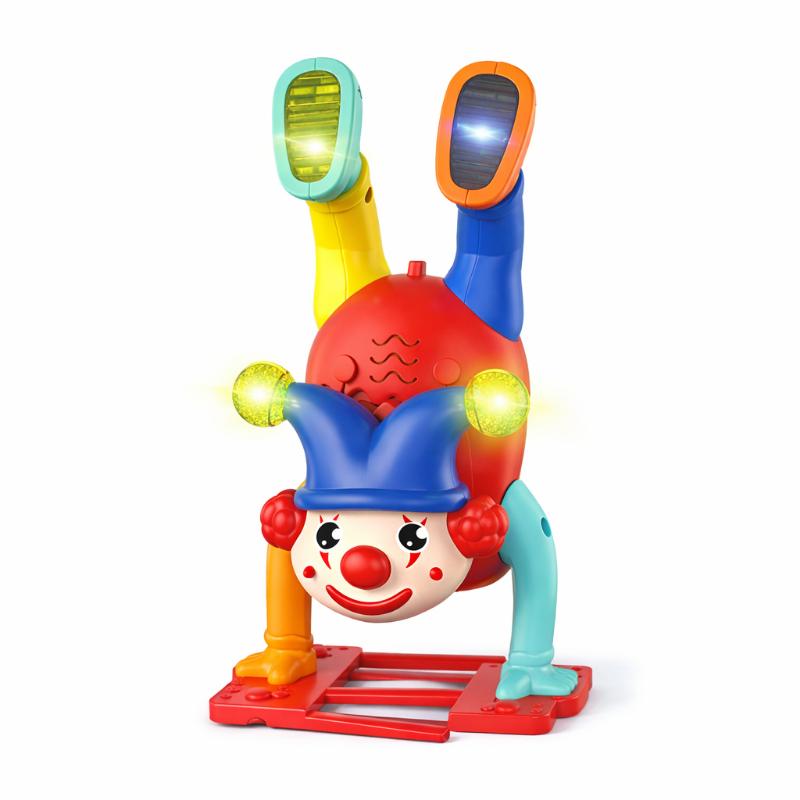 Toddler Musical Tumbling Clown Toy, interactive and engaging sensory play for kids ages 2-5