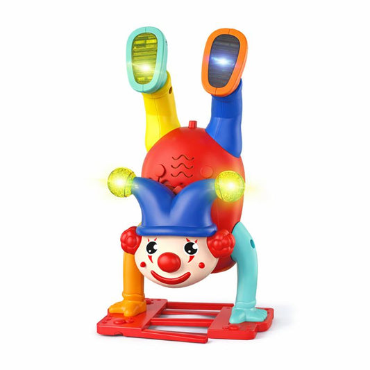 Toddler Musical Tumbling Clown Toy, interactive and engaging sensory play for kids ages 2-5