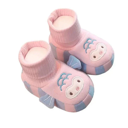 White non-slip toddler shoes, easy to wear elastic design, essential baby footwear