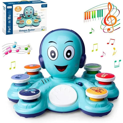 Durable Octopus Musical Learning Toy for children, featuring engaging sounds and visual stimuli.