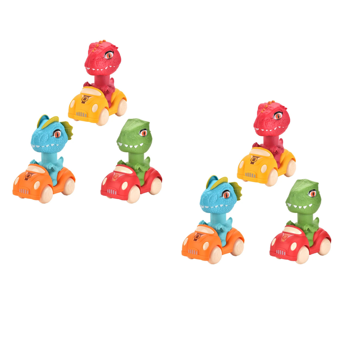 Developmental ZoomDino animal push car for toddlers, with sound effects, ideal for outdoor play.