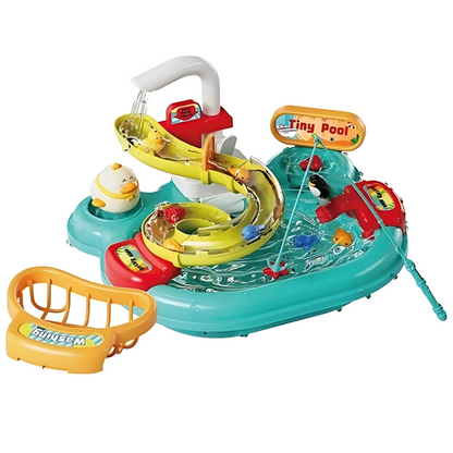 Educational water play set for children, fishing game, sink toy, promoting motor skills