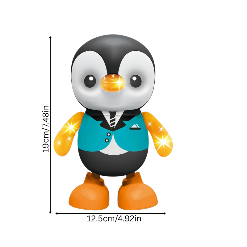 Kids' educational musical toy, an interactive dancing robot encouraging active play.