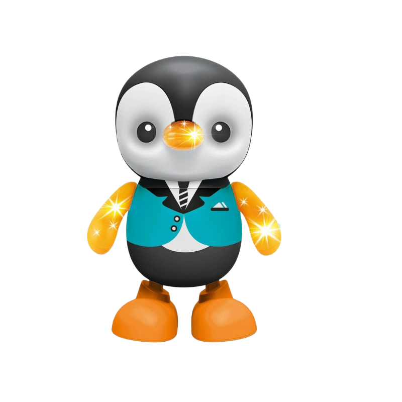 Vibrant light-up dancing toy for toddlers, providing sensory play and musical fun.