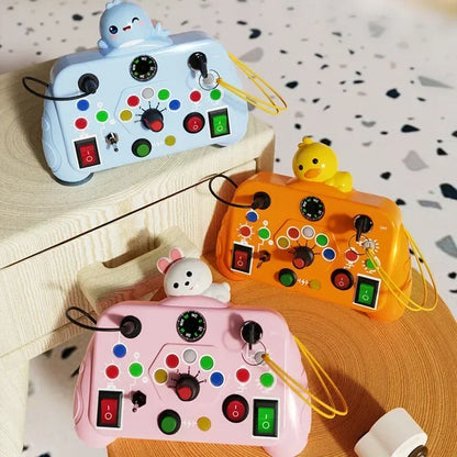 Light & sound activity board designed for kids, promoting hands-on toddler activities