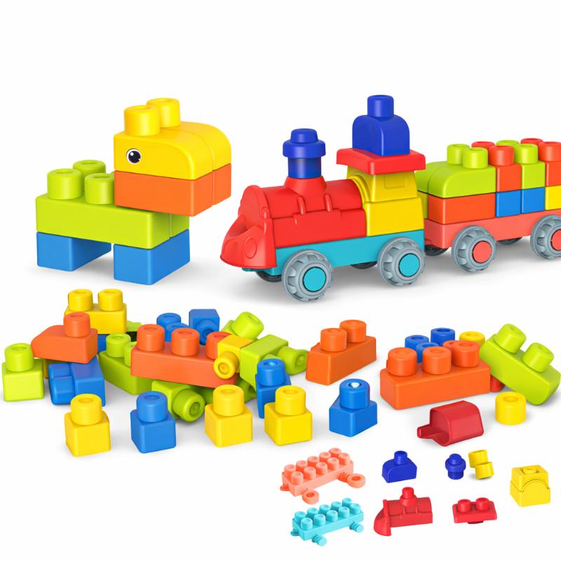 Assorted soft building blocks for toddlers, ideal for preschool learning and creative play gifts