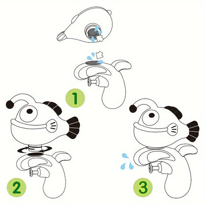 Collection of durable plastic bath toys designed for toddlers' imaginative water play.