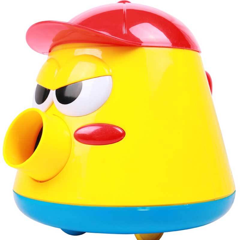 Full view of the Kids Musical Bell Ball Launch & Collect Toy, perfect for infant development