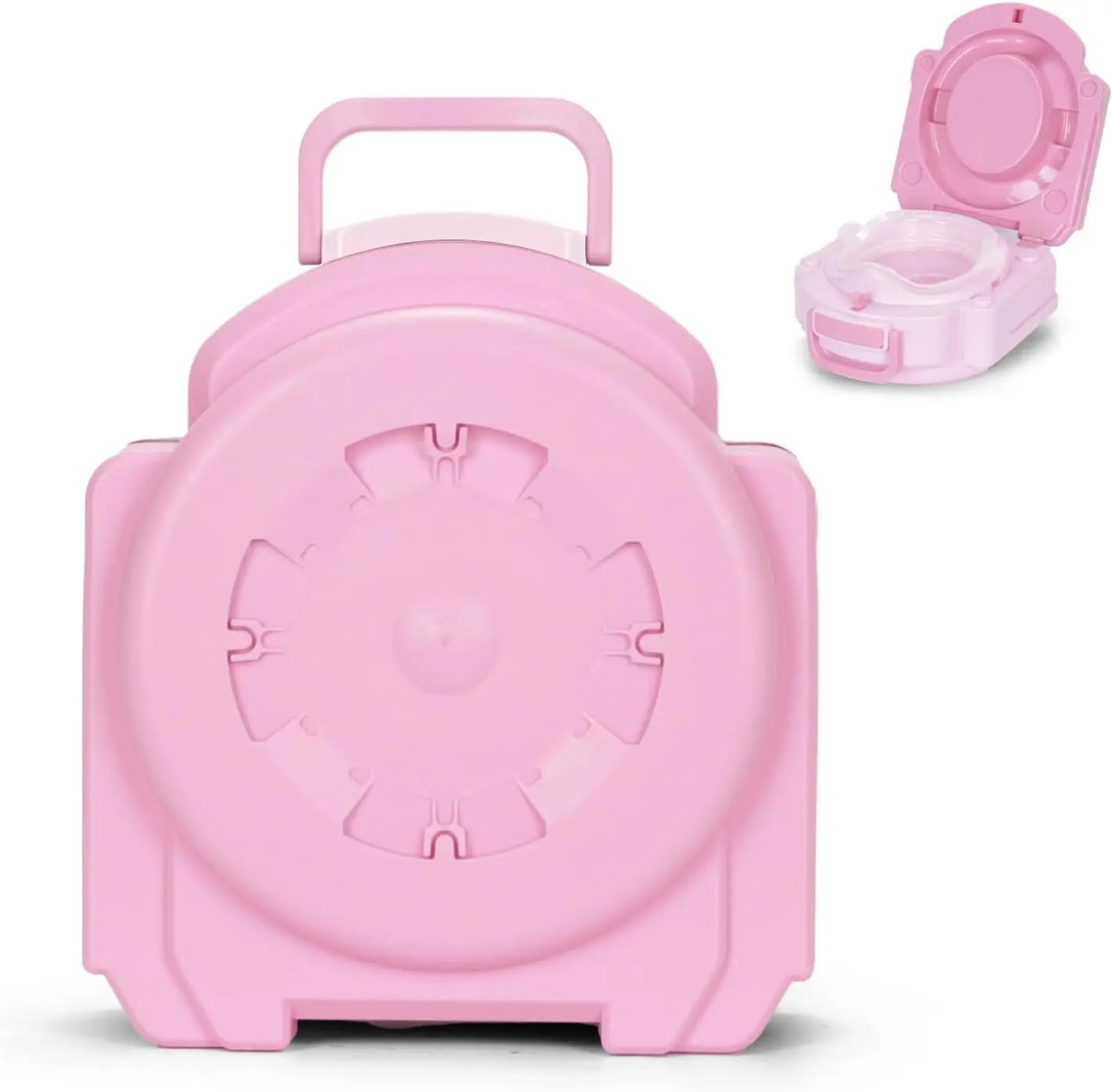 Compact and leakproof portable potty for toddlers, perfect for on-the-go potty training