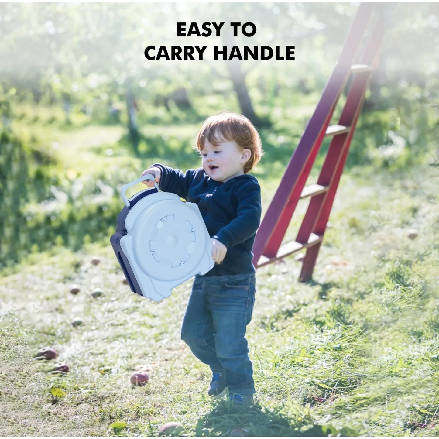 Compact travel potty for toddlers, leakproof design for outdoor potty training