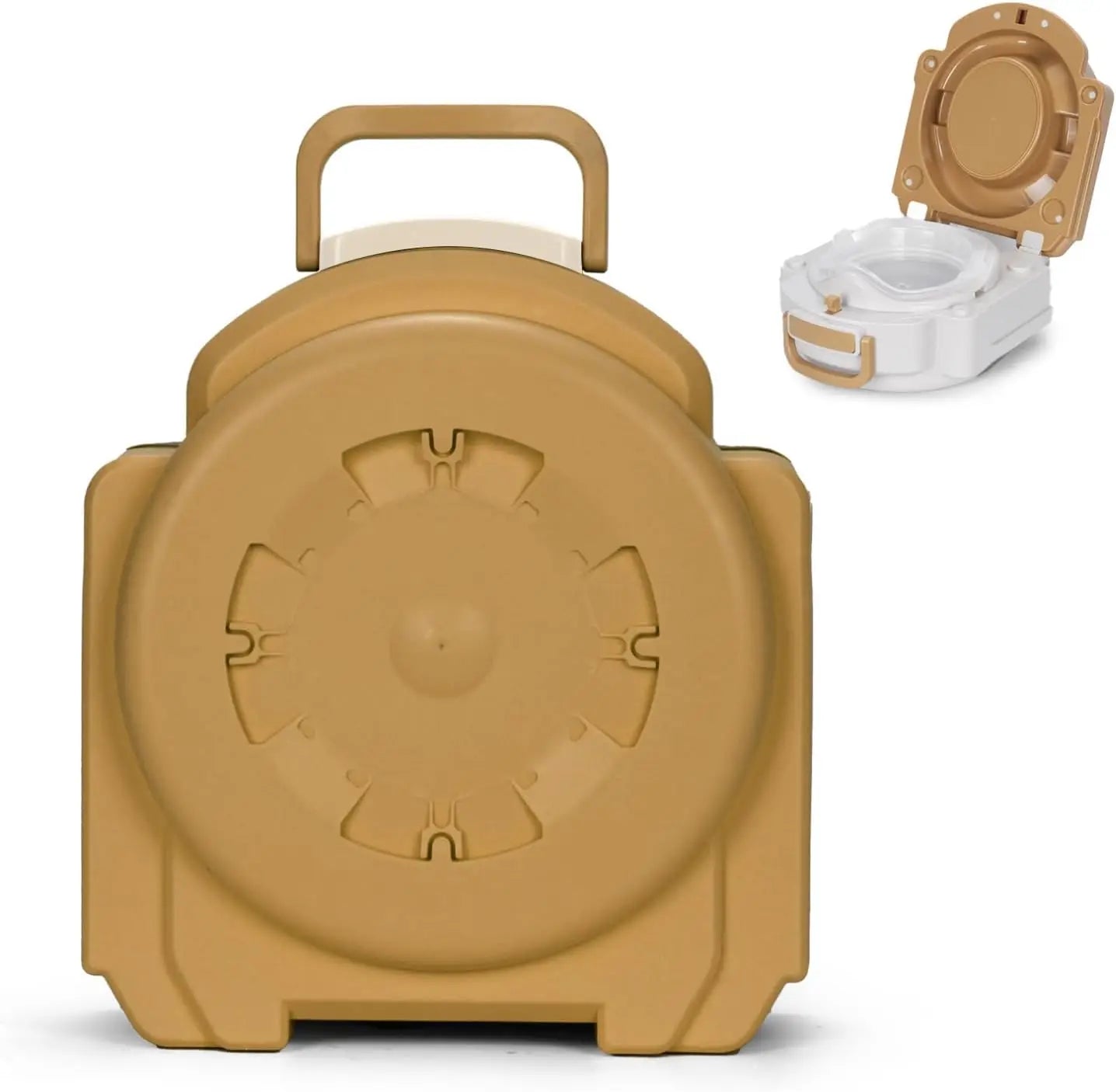 Kids' leakproof portable toilet, essential baby gear for travel potty training