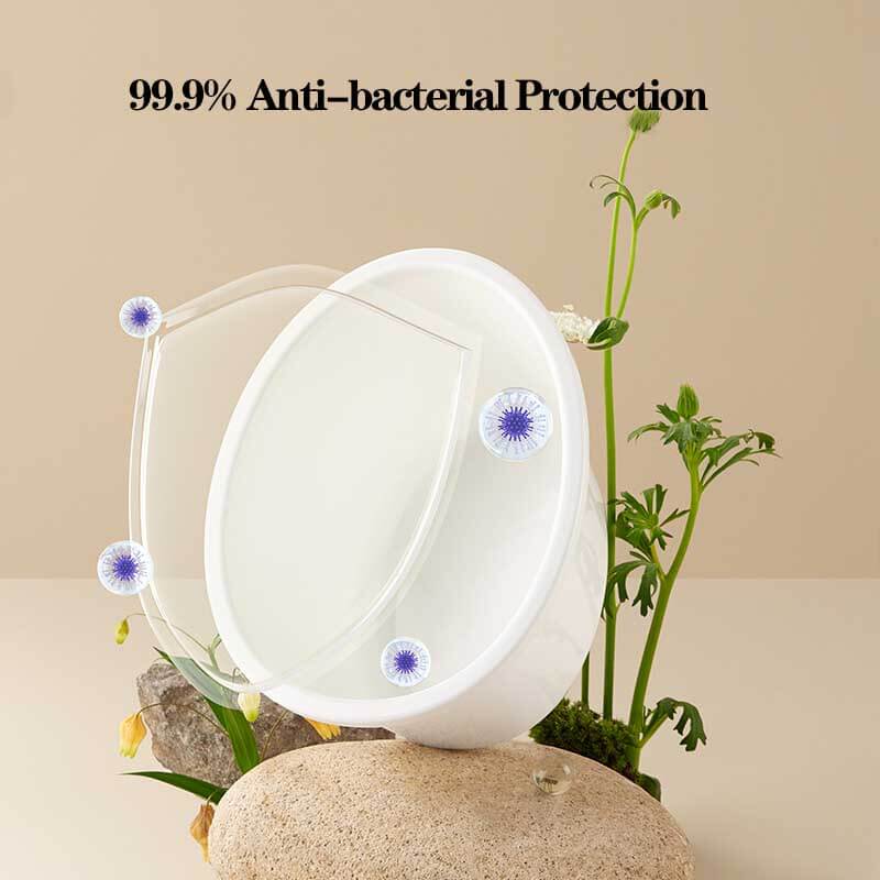 Kids potty training toilet seat, non-slip base, comfortable for child friendly bathroom use.