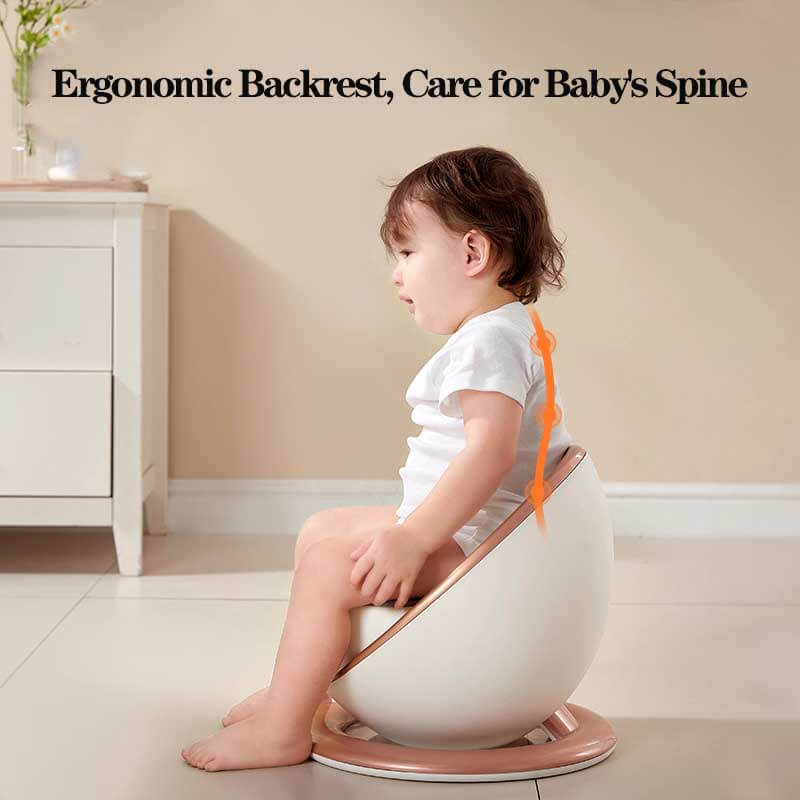 Portable potty training seat for toddlers, non-slip design ensures safety in kids bathrooms.