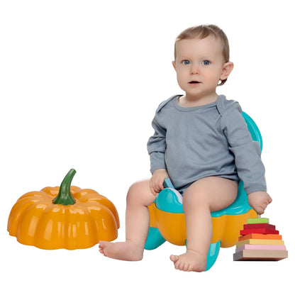 Anti-skid Toddler Potty Training Seat, pumpkin design, for baby toilet training