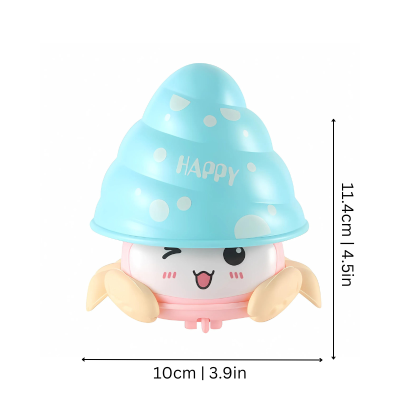 Friction-powered crab animal toy for toddlers, an educational and fun kid's gift