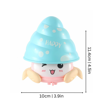 Friction-powered crab animal toy for toddlers, an educational and fun kid's gift