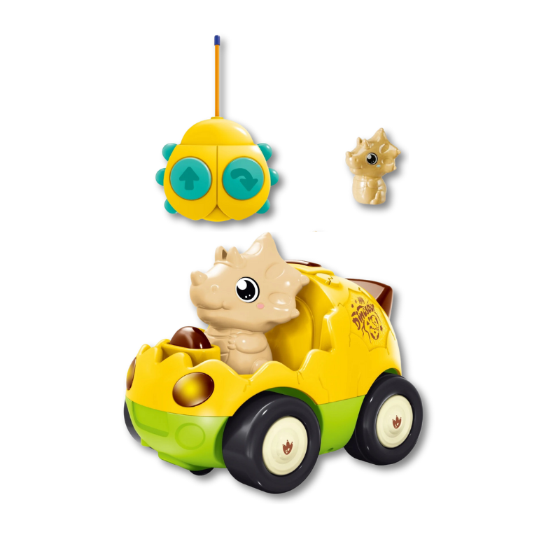 Vibrant racing RC car for toddlers, featuring exciting lights and realistic sound effects for fun