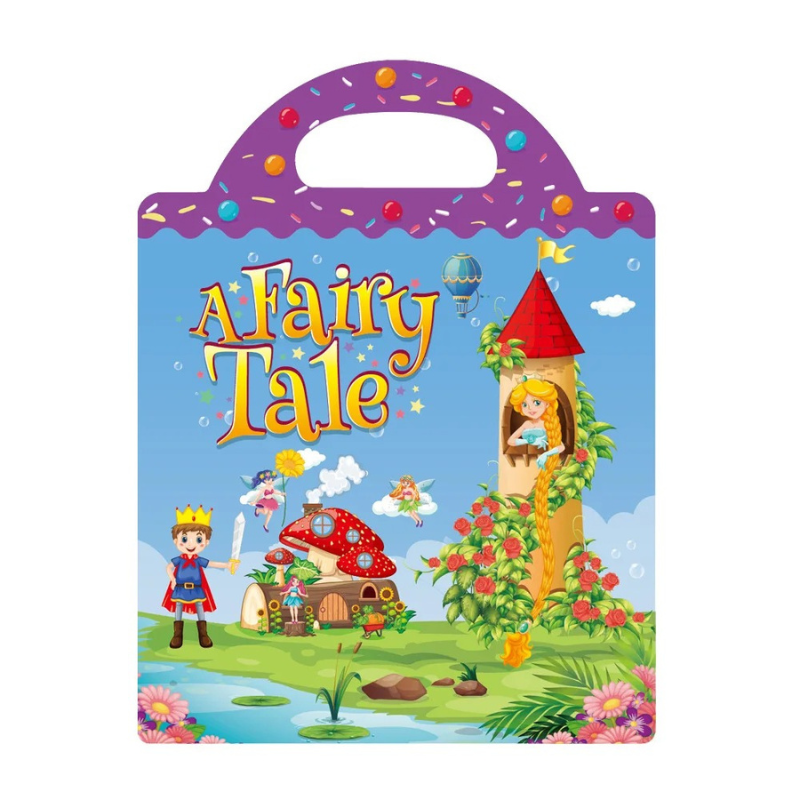 Educational children's activity book with tear-resistant pages and easy-to-use reusable stickers.