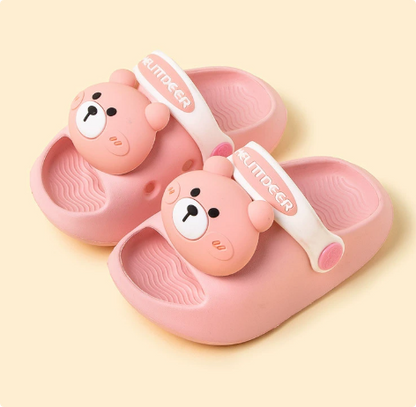 Kids' EVA pool shoes, grip sole, cute polka dot details 12