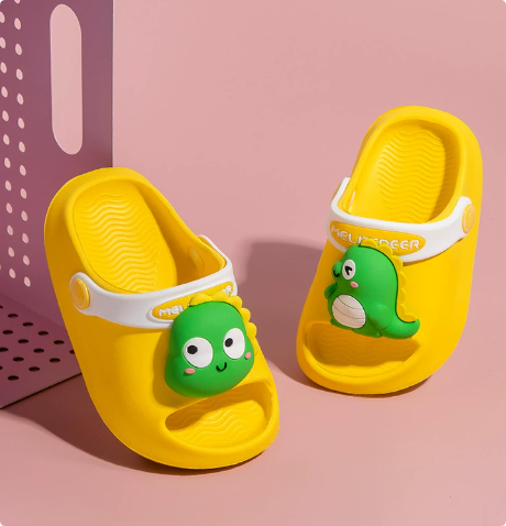 Kids' lightweight EVA sandals, polka dots, ideal for water 16