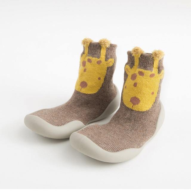 Collection of colorful soft-sole sock shoes for toddlers, offering ultimate indoor comfort