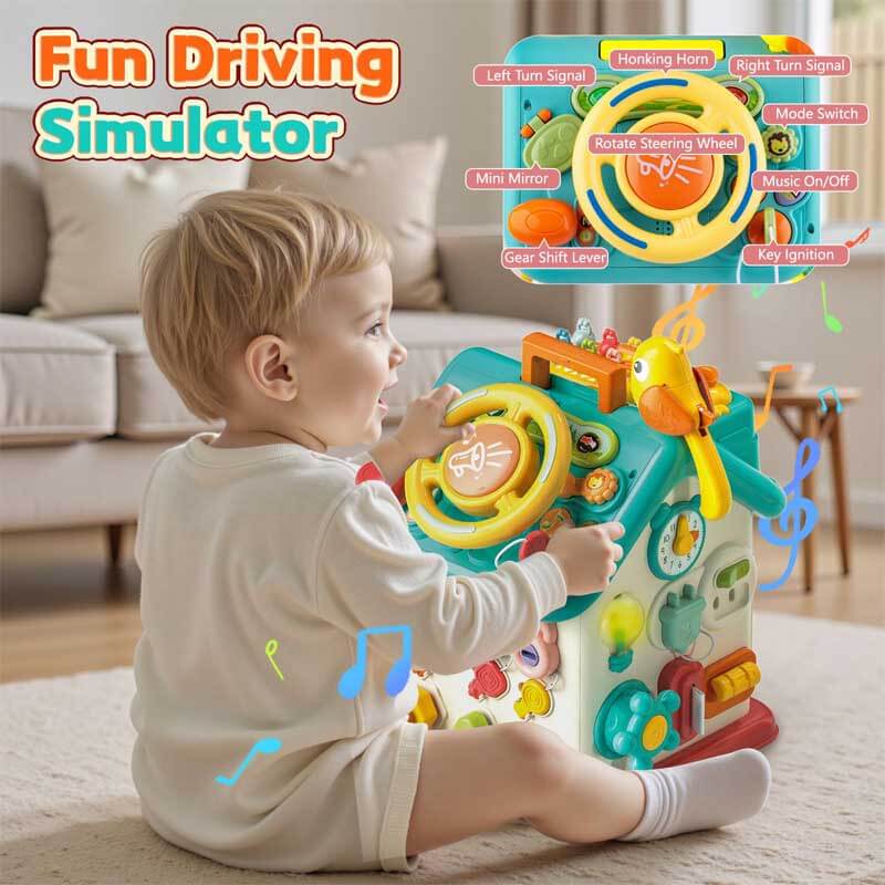 Toddler busy house: Educational toy with engaging activities for young children