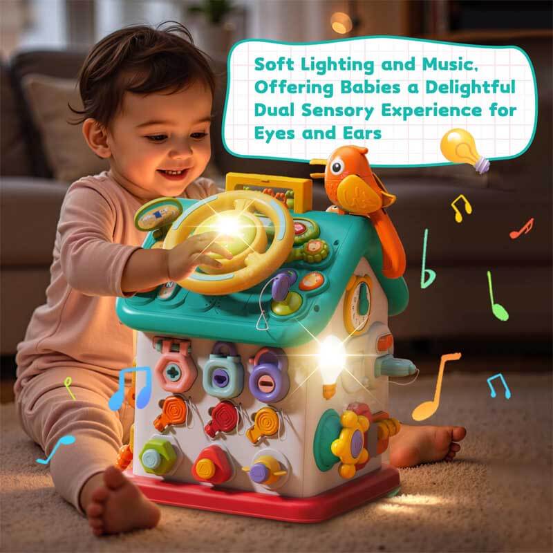 Learning toy for toddlers: Multifunctional activity house, a great kid gift