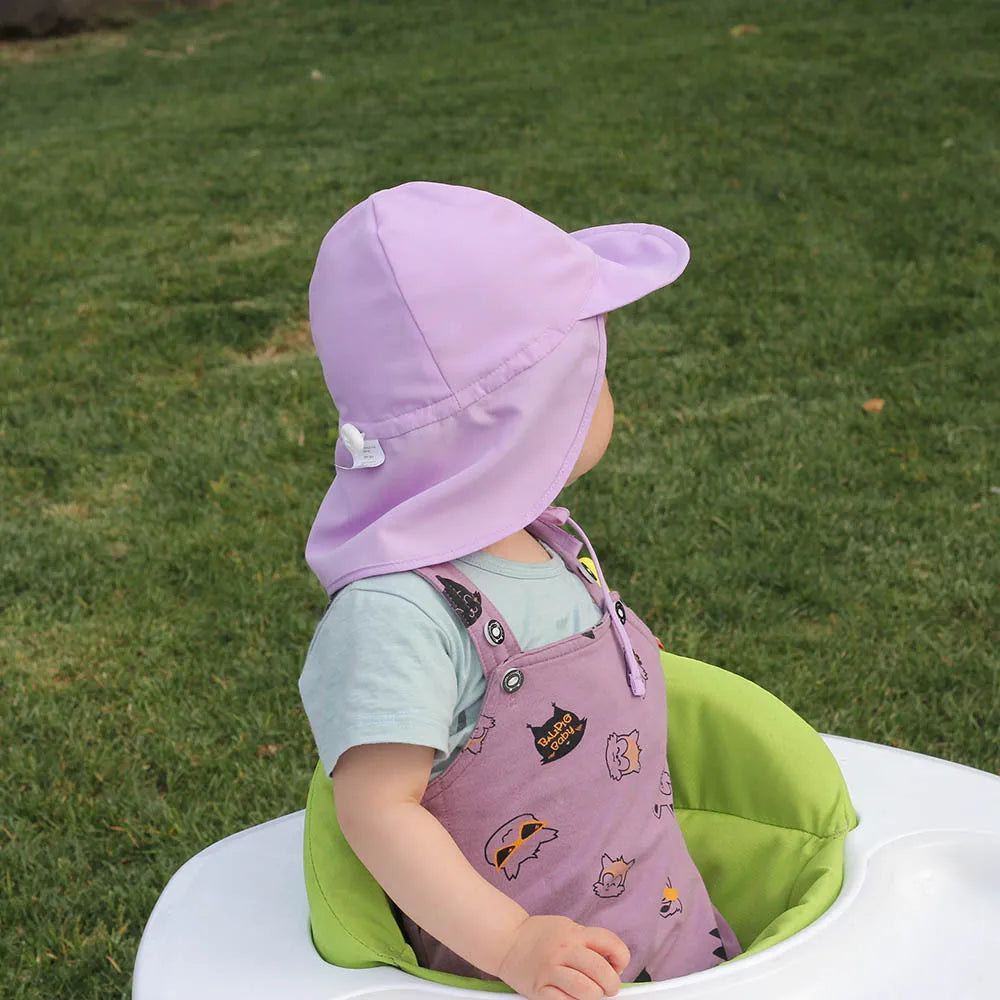 Kids' summer hat: quick-dry UV protection bucket hat in white, clean and stylish