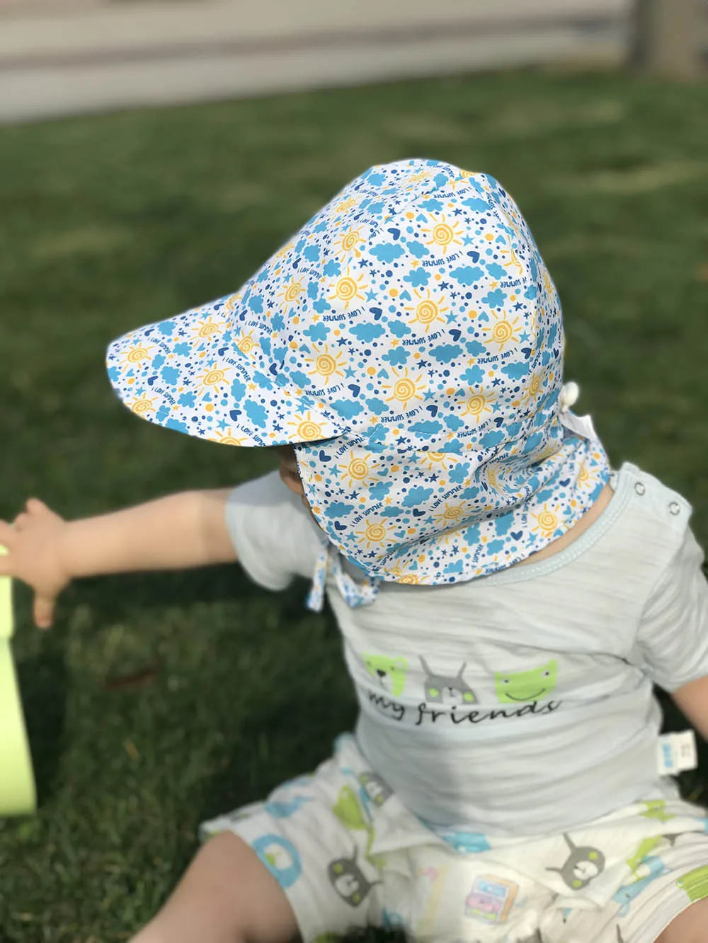 Kids' quick-dry UV protection bucket hat with mesh ventilation for added comfort