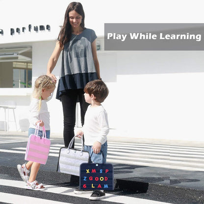 Educational busy board for kids, promoting learning activities and sensory exploration.