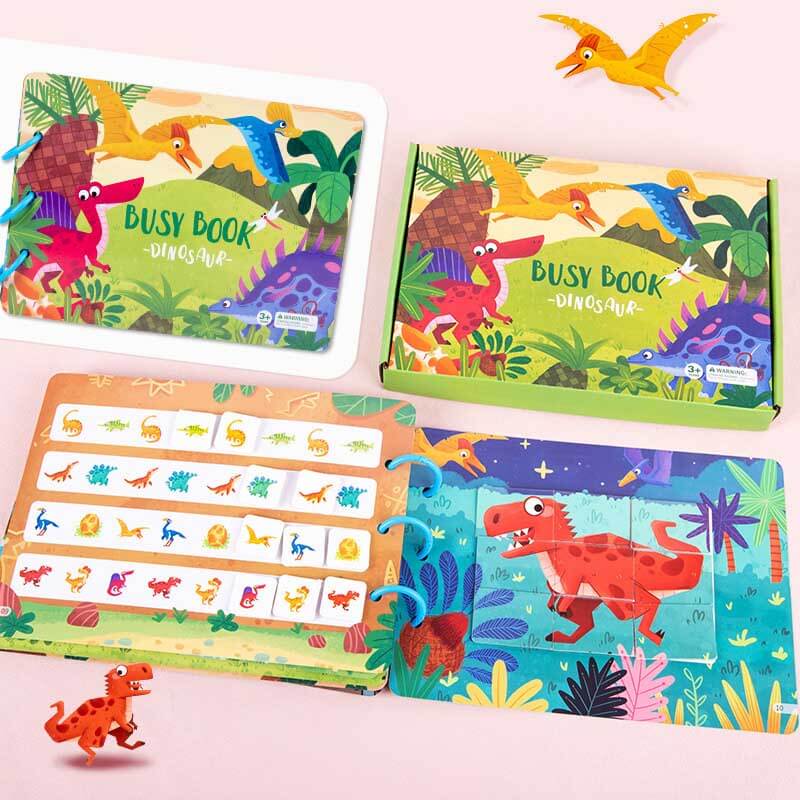 Educational sorting & stacking toy, farm animals sensory sticker book for toddlers