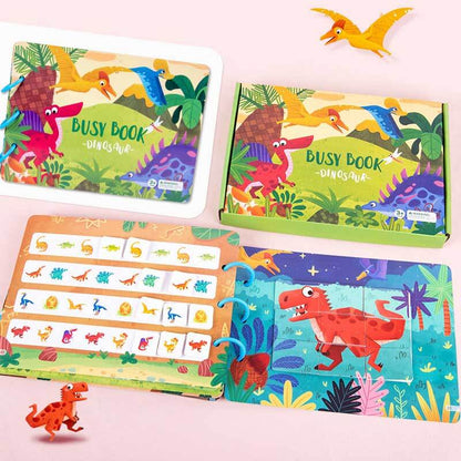 Educational sorting & stacking toy, farm animals sensory sticker book for toddlers