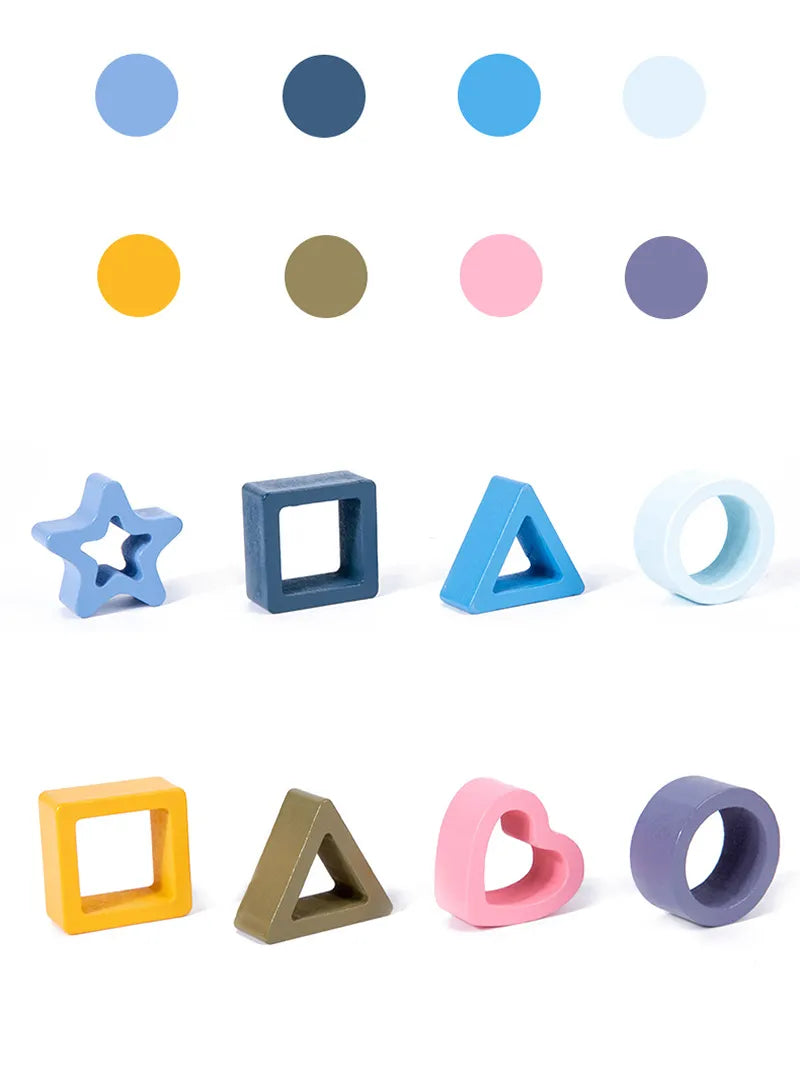 Portable silicone geometric shape puzzle, perfect for on-the-go toddler learning activities