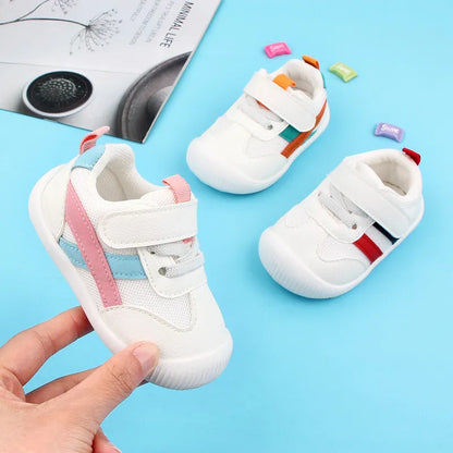 Unisex baby toddler shoes, soft sole, non-slip design, perfect breathable footwear for infants.
