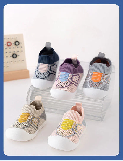 Durable soft sole toddler shoes for fall, offering support and flexibility for baby's first steps.