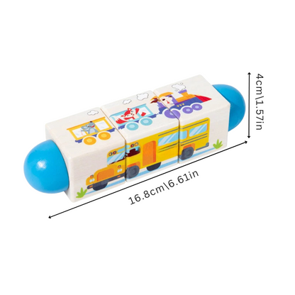 Educational toddler spinning toy enhancing hand-eye coordination with colorful shapes for sensory play.